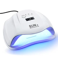 sun x 54w nail dryer led uv lamp micro usb gel varnish lcd display curing machine for home use nail art tools lamps for nail