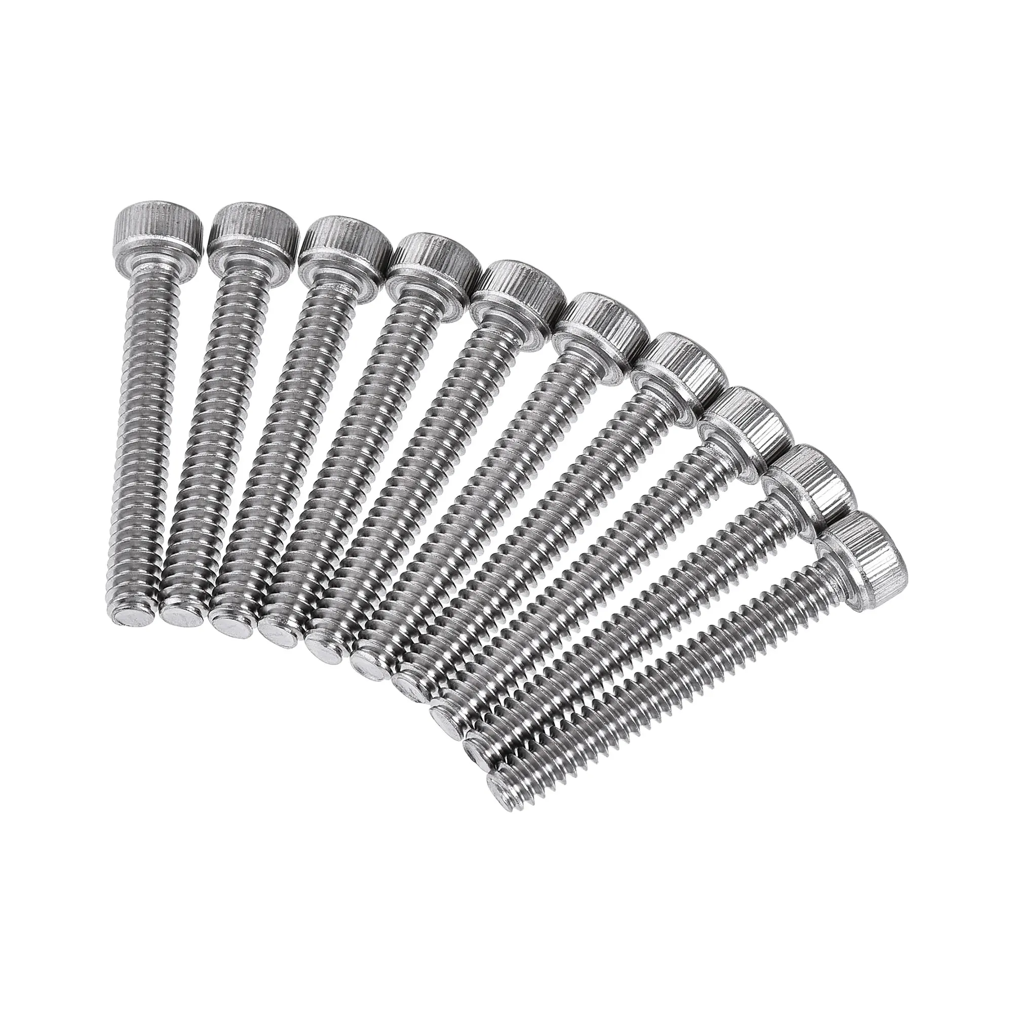 

Uxcell #10-24x1-3/8" Hex Socket Head Cap Screw Bolts 304 Stainless Steel Polished 50pcs