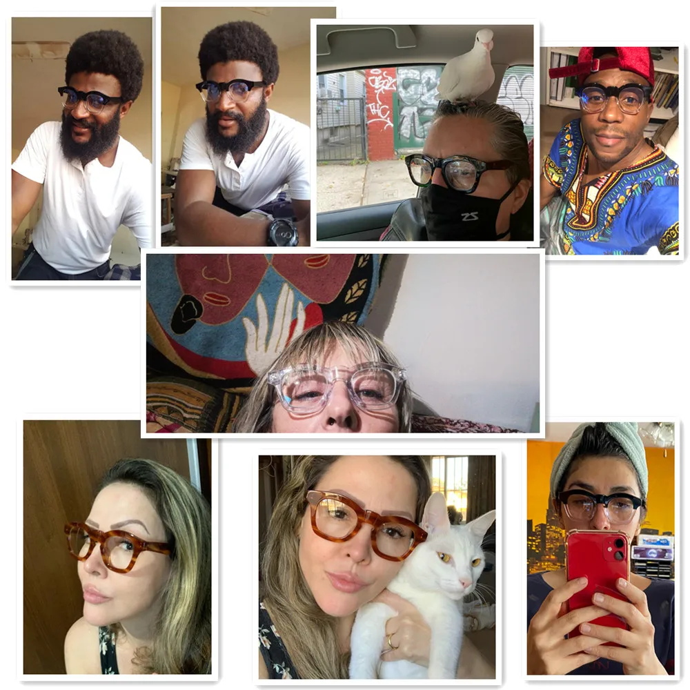

1960's Japan Handmade Italy Acetate Reading Glasses Full Rim Top Quality +50 +75 +100 +125 +150 +175 +200 +225 +250 +275