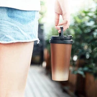 500ml insulated mughealthy lightweight cup pattern leak proof large capacity stainless steel vacuum coffee cup for travel