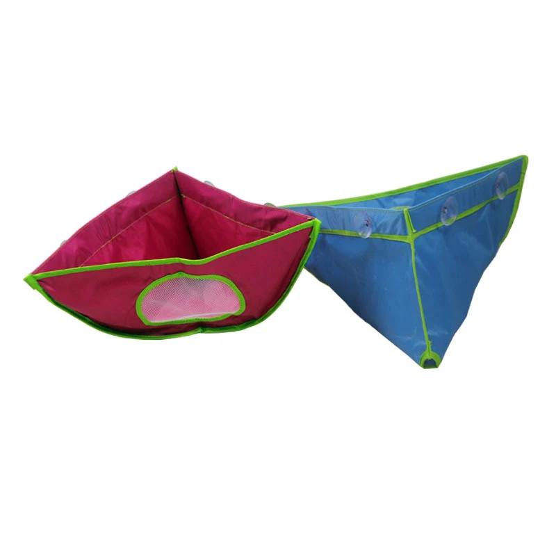 

Baby Bath Toys Organizer Wall Hanging Storage Bag With Strong Suction Cup Bathroom Cosmetics Net Bag Folding Mesh Storage Basket