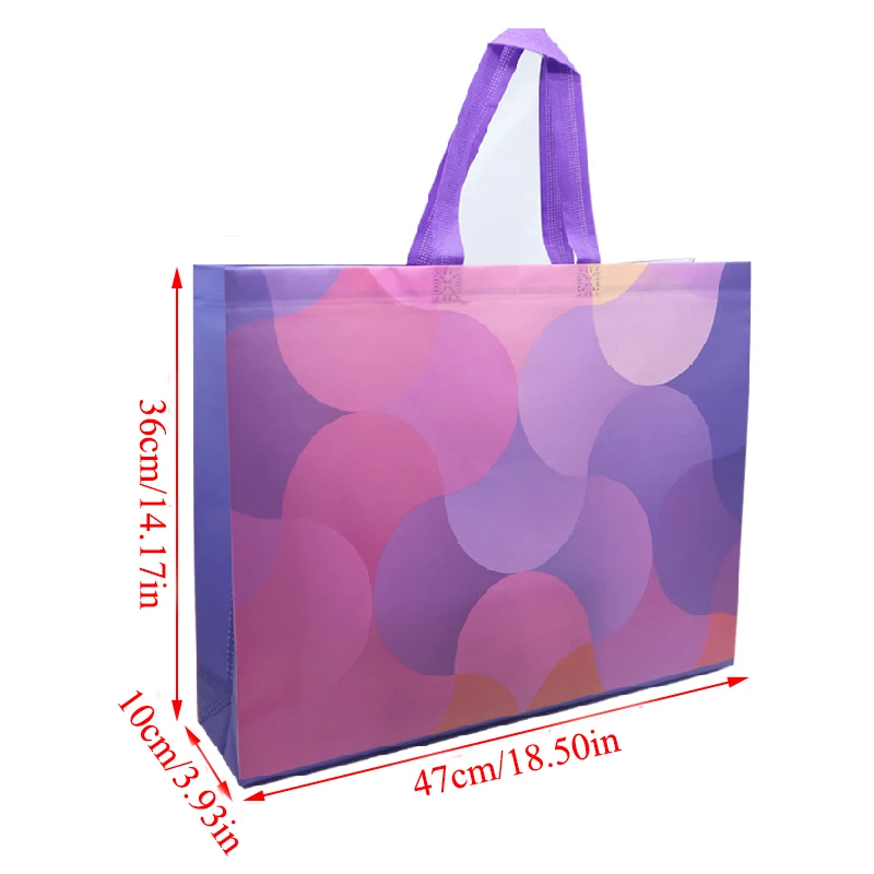 Многоразовая сумка для покупок из нетканого полотна без молнии модная женская