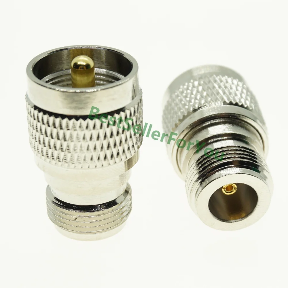 Новинка UHF мужской PL259 PL 259 Plug к N Female M/F прямой коаксиальный радиочастотный