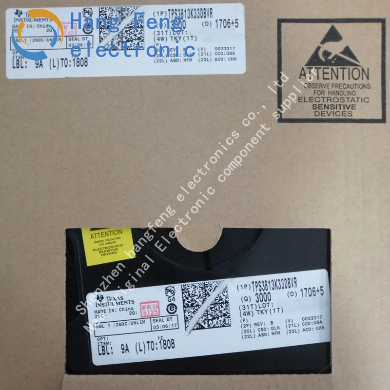 5 шт. TPS3813K33DBVR TPS3813K33DBVT TPS3813K33 процессор с таймером Mark PFAI SOT23-6 новый оригинальный |