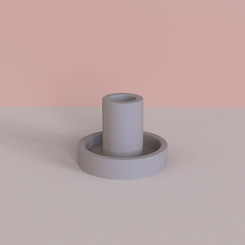 

2021 Concrete Candlestick Silicone Mold Cement Candle Holder Mold Candlestick Combination Creative Design Ornaments Molds