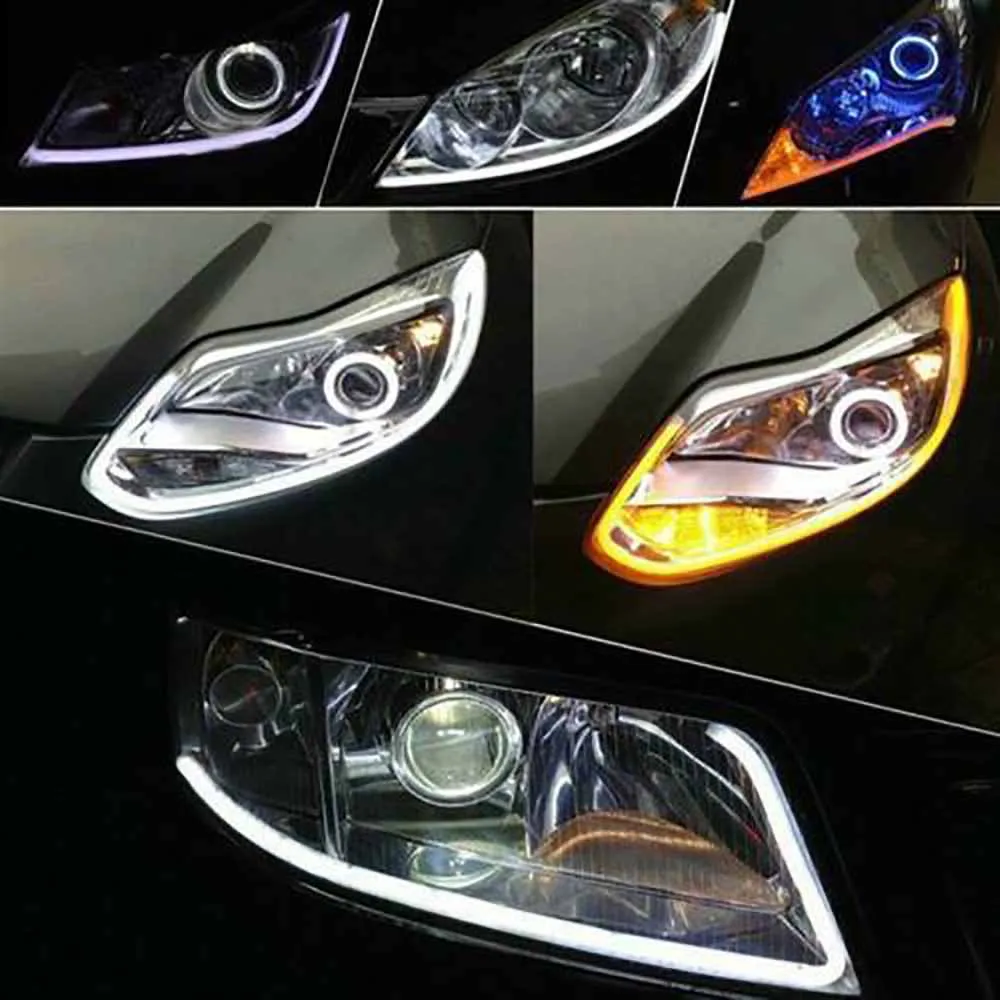 2x ультратонкие Автомобильные дневные ходовые огни DRL светодиодный Белый