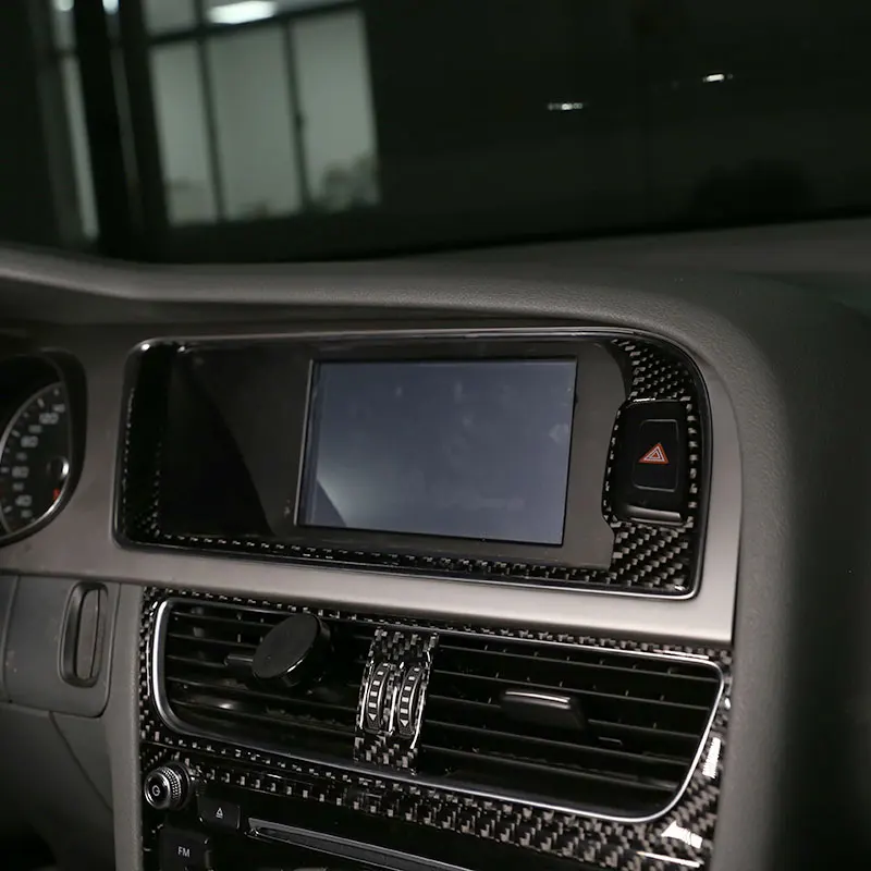 

Автомобильные аксессуары, внутренний навигационный Предупреждение ющий светильник, рамка, 3D Защитная Наклейка для Audi A4L / A5 2009-2016, настоящее ...