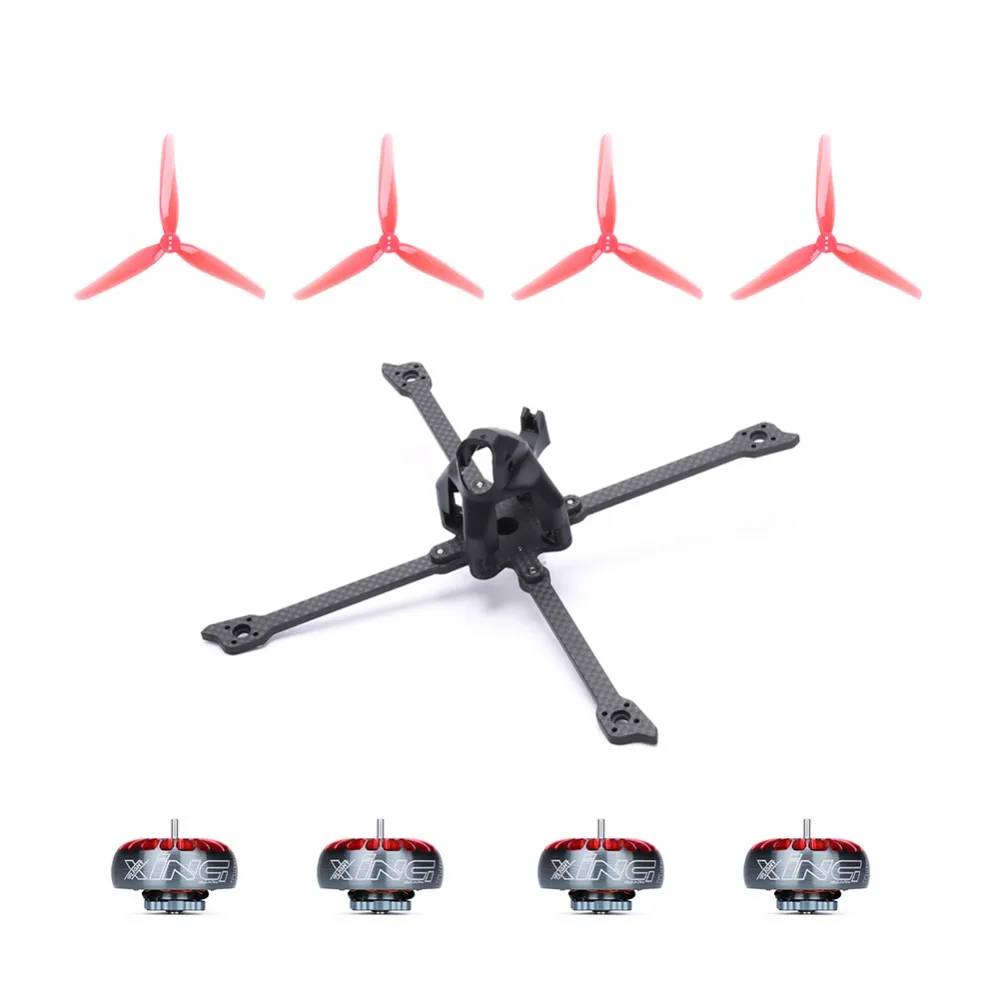 

IFlight TP X5 DIY Набор рамок с XING 2005 2550KV сверхлегкие Двигатели/Nazgul 5030 5-дюймовый 3-лопастный Пропеллер для частей FPV