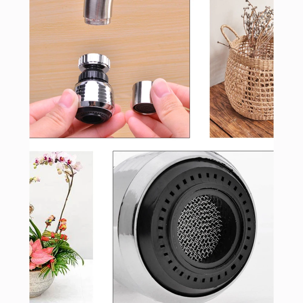 

360 Rotatable Kitchen Water Saving Aerator Tap Faucet Nozzle Filter Bubbler