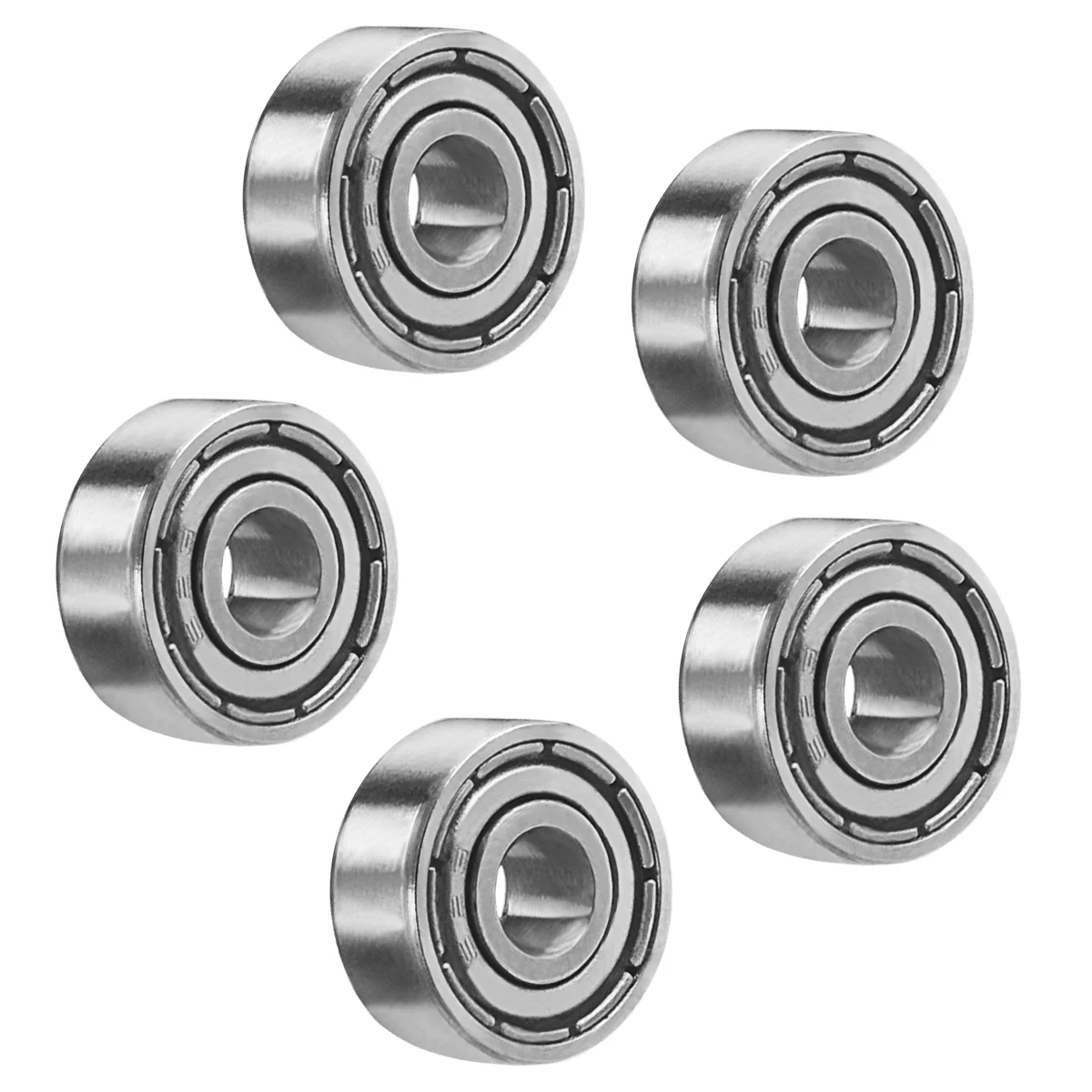 

UEETEK 5pcs 623ZZ 3mm x 10mm x 4mm Shielded Deep Groove Miniature Bearing (Silver)