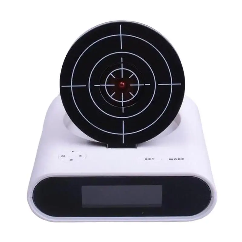 

Creative Lazy Led Display Digital Mute Student Infrared Induction Shooting Alarm Clock Toy Target M2W4