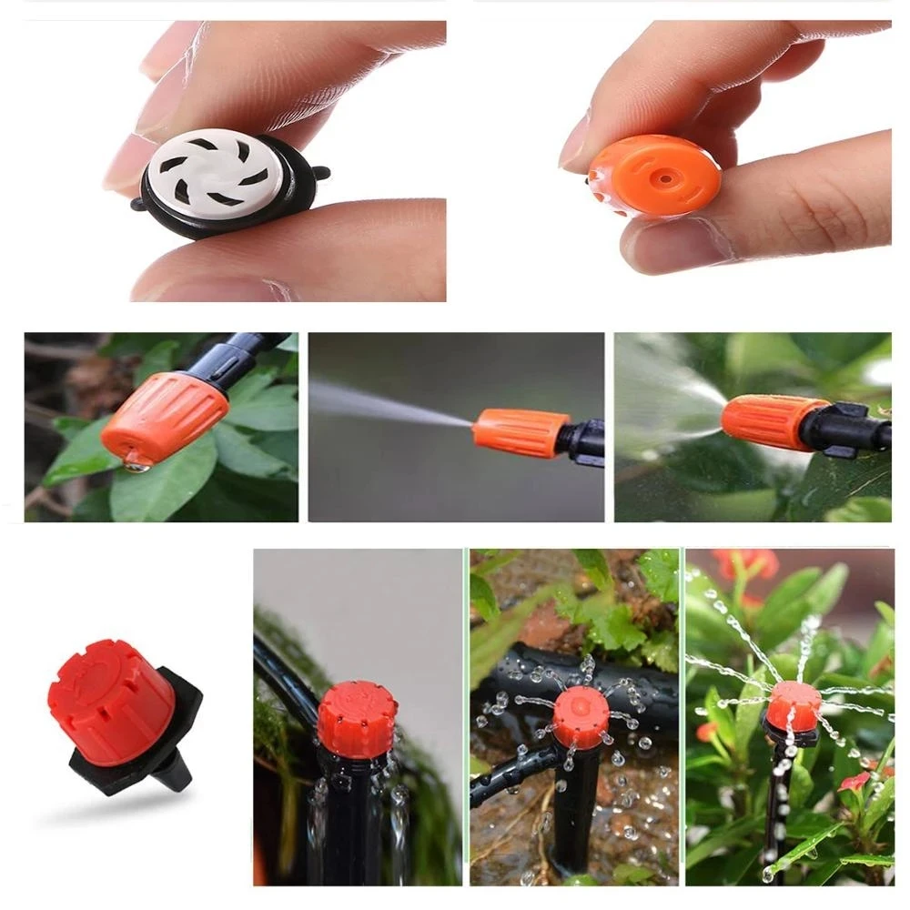 40m Drip Irrigation Kit Patio Plant Watering Garden Agriculture Greenhouse Mist Cooling System Automatic Micro Fl | Дом и сад
