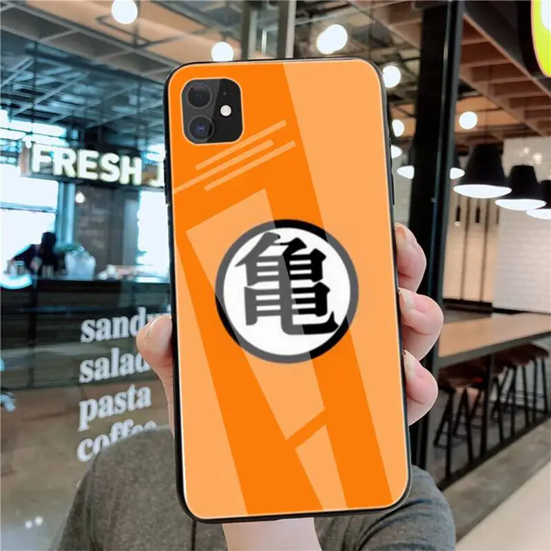 

Cute D-Dragon Ball Super Son Goku DBZ Phone Cases Tempered Glass For Iphone6plus 6S 7 7plus 8 X XS XSmax XR 11 12 Pro Max 12mini