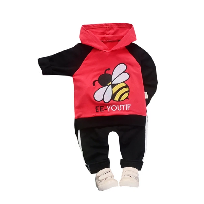 

Новинка, весенне-осенняя одежда для маленьких девочек, детские хлопковые Толстовки и штаны для мальчиков, 2 шт./компл., модная одежда для малы...