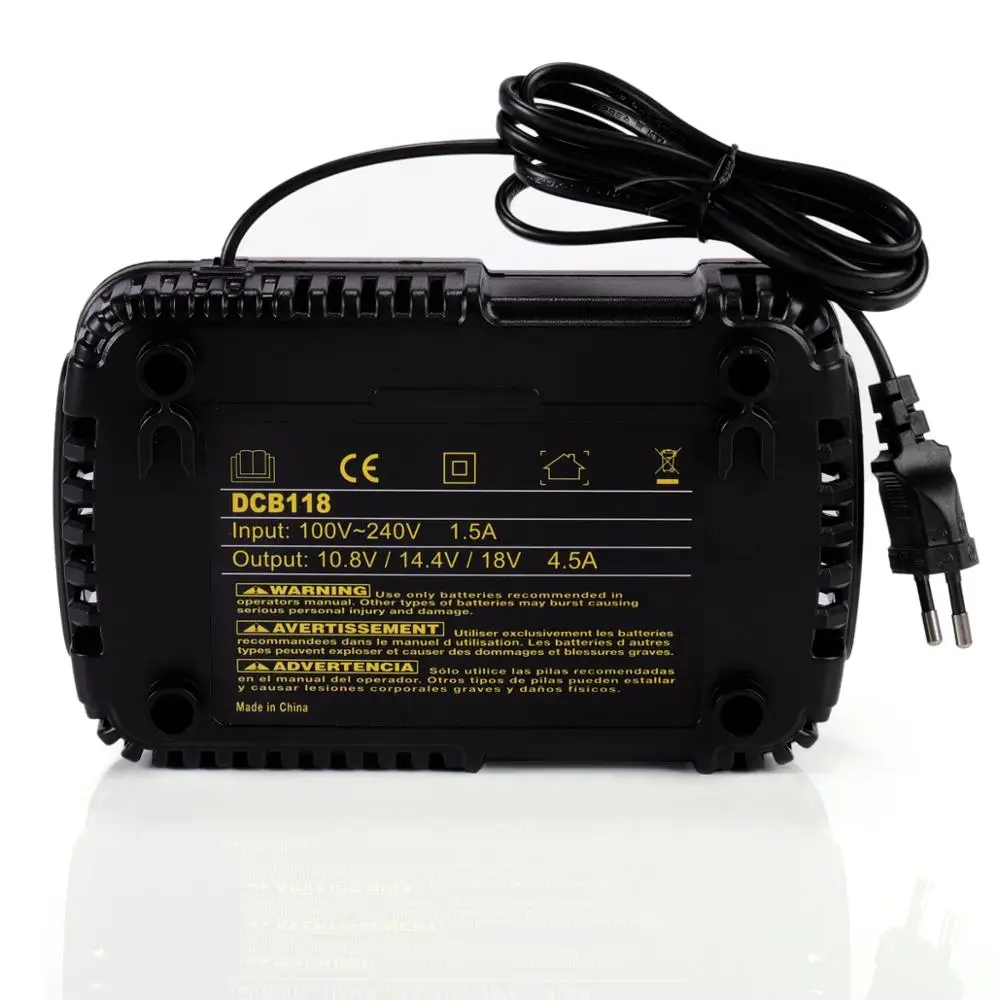 Зарядное устройство для аккумуляторов 10 8 а DCB118 Dewalt 14 4 В 12 в 18 20 DCB200 DCB101 DCB115 DCB107 DCB105