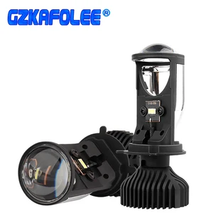 Лампа Canbus, 90 Втпара, H4, светодиодная мини-линза для проектора, автомобильная лампа, 20000лм, комплект для преобразования, дальнийближний свет, фара 12 В24 В, RHD, LHD
