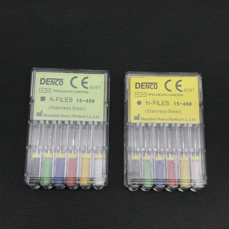 1 коробка Стоматологические K файлы из нержавеющей стали/H 25 мм эндододонтический