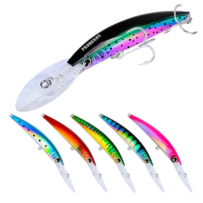 

17cm/27g Sea Fishing Minnow Swing Bait Realistic Flsh Body Plastic HardBait 3D Lifelike Eyes Artificial BionicBait