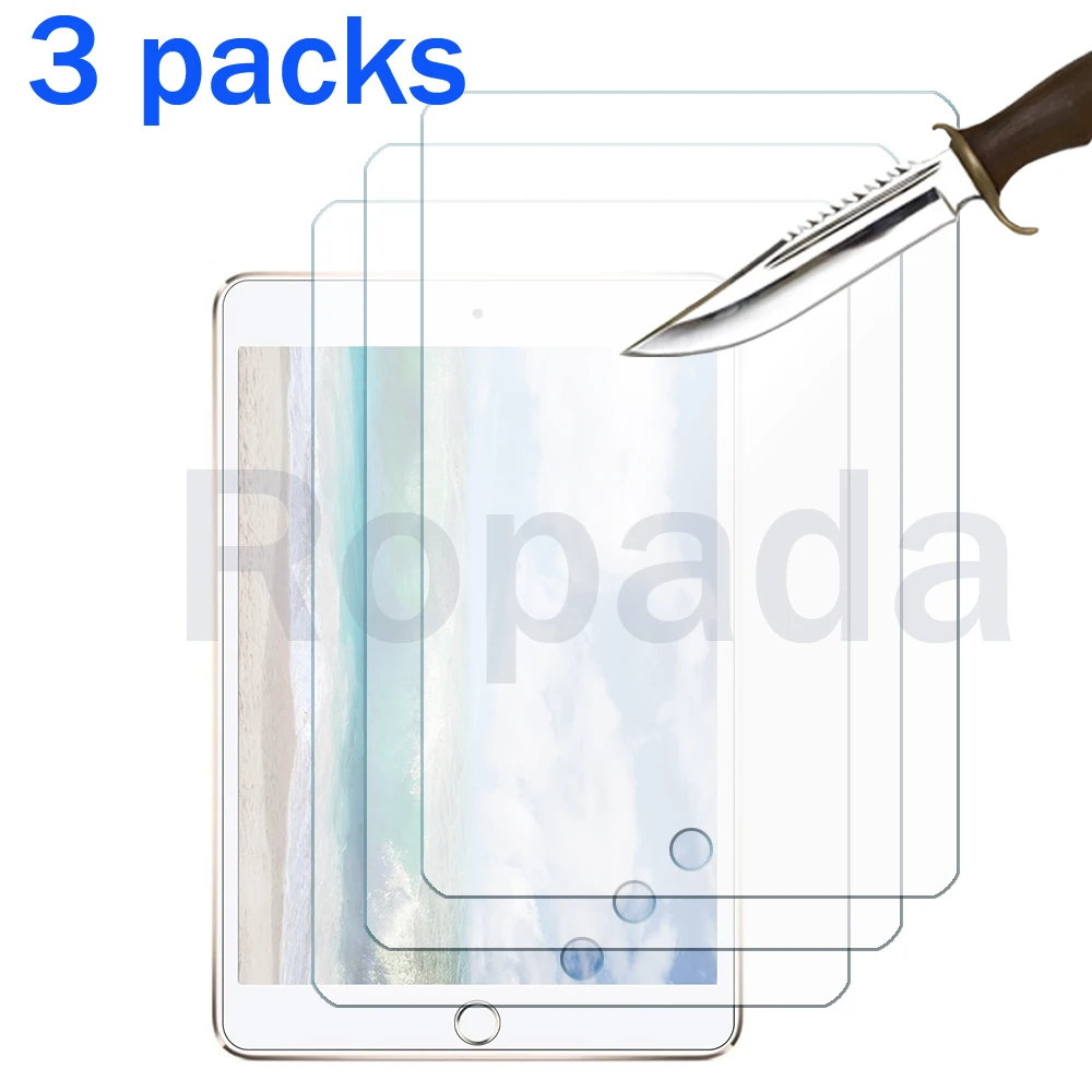 

tempered glass screen protector for Apple ipad air 2 3 4 10.5 pro 12.9 7.9 9.7 10.2 11 7th 8th 9th 9 generation 2018 mini 5 6