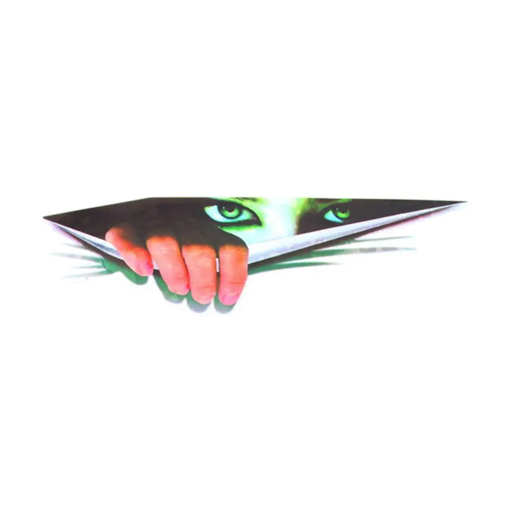 Funny Car Sticker 3D Eyes Peeking Monster sticker Voyeur Hoods Trunk Thriller Rear Window Decal | Безопасность и защита