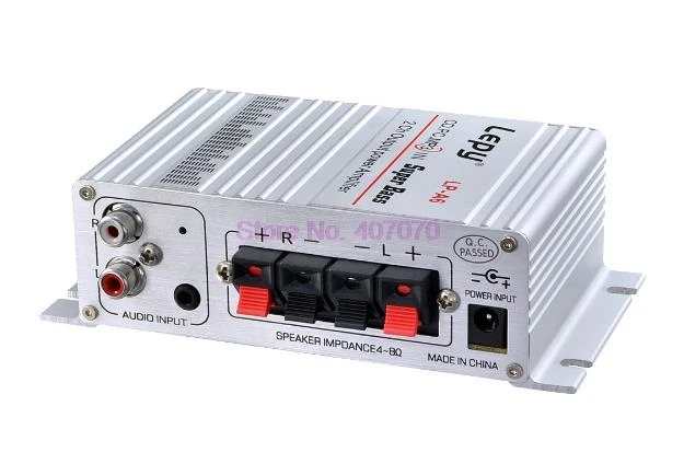 Через DHL/Fedex 20 шт LP A6 Lepy Mini 2 Ch Hi Fi стерео аудио автомобильный домашний выходной