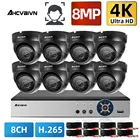 Камера Наружного видеонаблюдения, 8 каналов, 4K, HDMI, 8 Мп, H.265, IP66