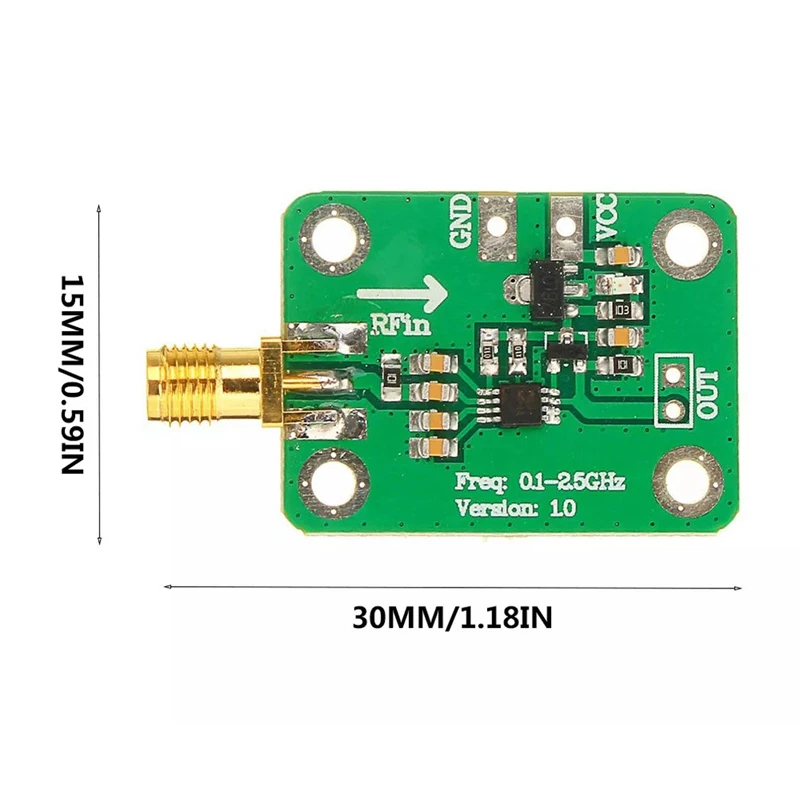 1 шт. AD8313 РЧ измеритель мощности логарифмический детектор обнаружения широкий |