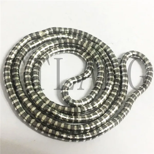 Silver-Black-Silver 5 мм 90 см смешанных Красочные Утюг сгибаемый гибкий витая змея Цепочки и ожерелья 20 Цвета, 1 шт./упак - Окраска металла: Silver-Black-Silver