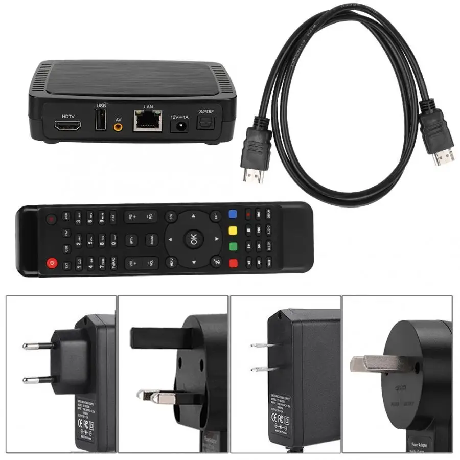 Интеллектуальная M258 H.265 цифровая умная ТВ приставка IP встроенный декодер MPEG