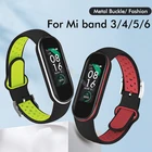 Ремешок для Mi band 4 5 3 6, спортивный браслет для mi band 5 4 3 Mi band 6 mi band 6 3 4 5