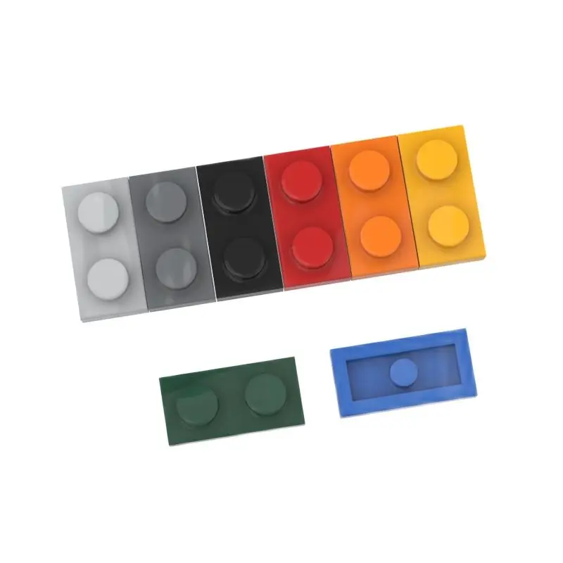 10 шт. кубики MOC 3023 доска 1x2 высокотехнологичные строительные блоки детали кирпича