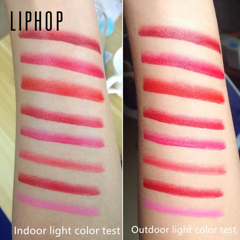 LIPHOP брендовая Увлажняющая помада Макияж Красота градиентный цвет корейский