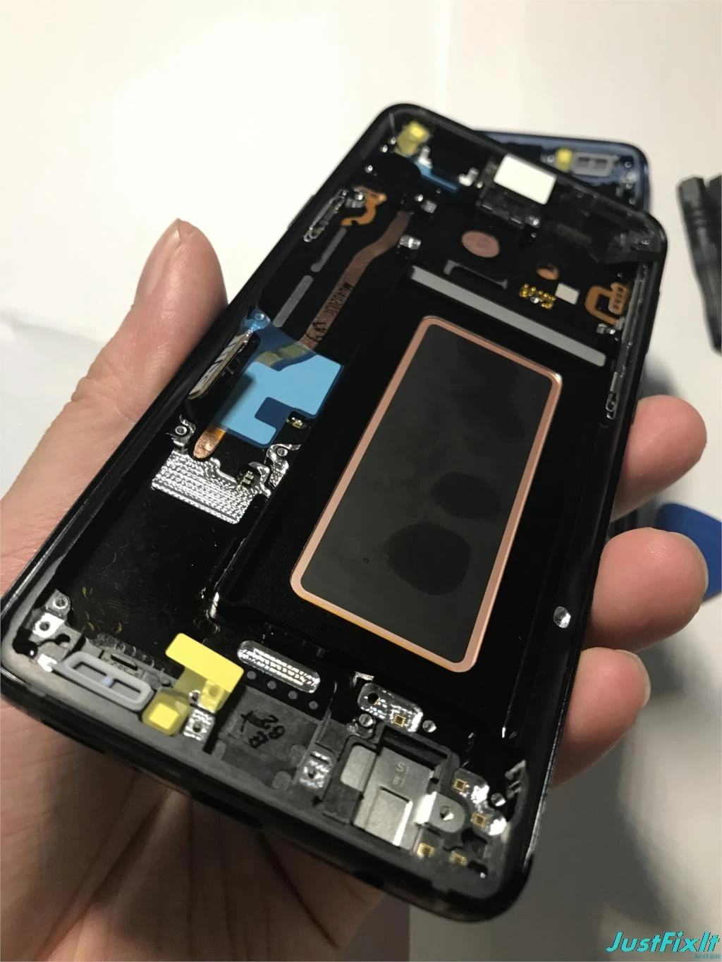 Для samsung Galaxy S9 G960 G960F дефект сжигаемый в тени ЖК-дисплей с сенсорным экраном дигитайзер Super AMOLED