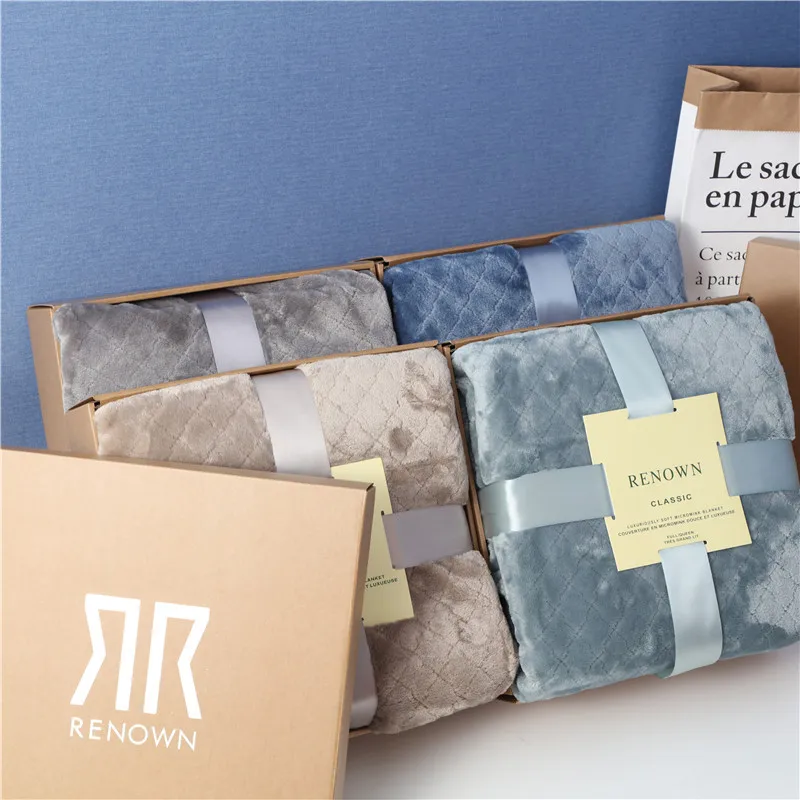 

Фланелевое зимнее одиночное одеяло, офисное одеяло с вышивкой, кондиционер, Коралловое одеяло для сна