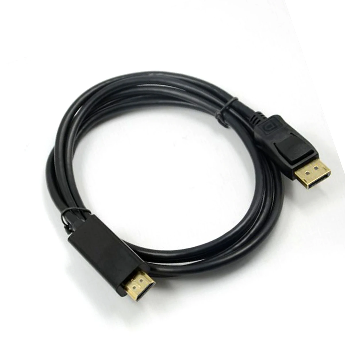 1080P 1 8 м/6 футов порт дисплея DP в HDMI-совместимый кабель-адаптер с позолоченным