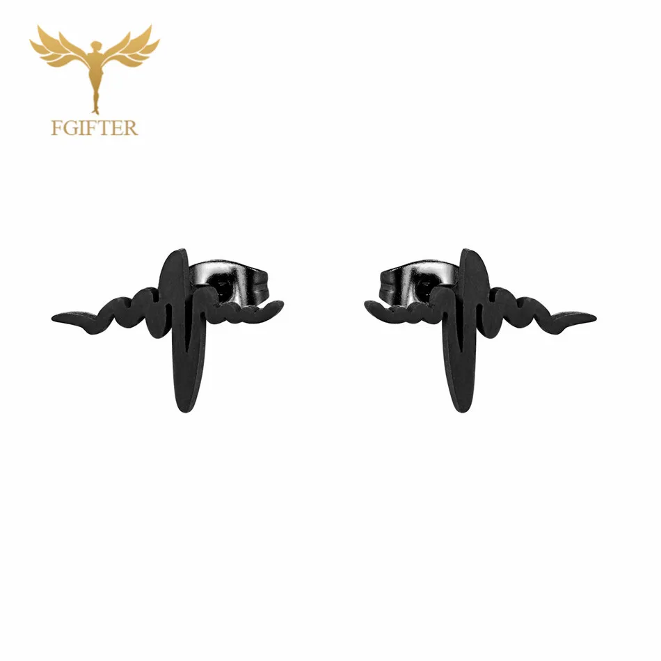 Lover Earrings Серьги-гвоздики из нержавеющей стали высокого качества, романтические серьги для влюбленных девушек и женщин, свадебные ювелирные украшения, аксессуары - Окраска металла: Lover Earrings