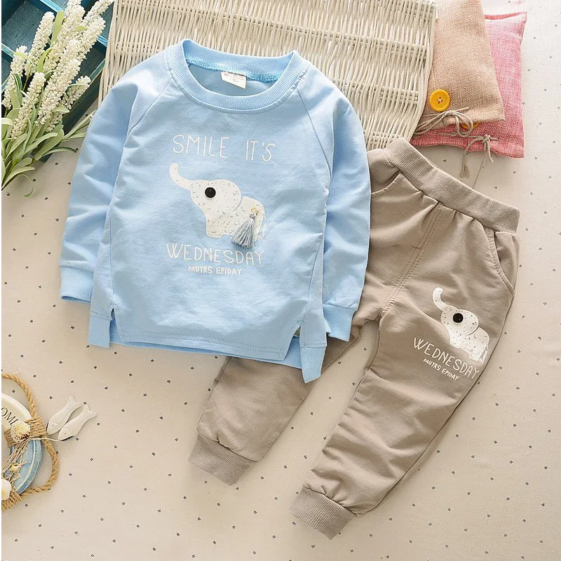 Детская одежда с длинными рукавами на весну и осень 2019 г. лидер продаж для