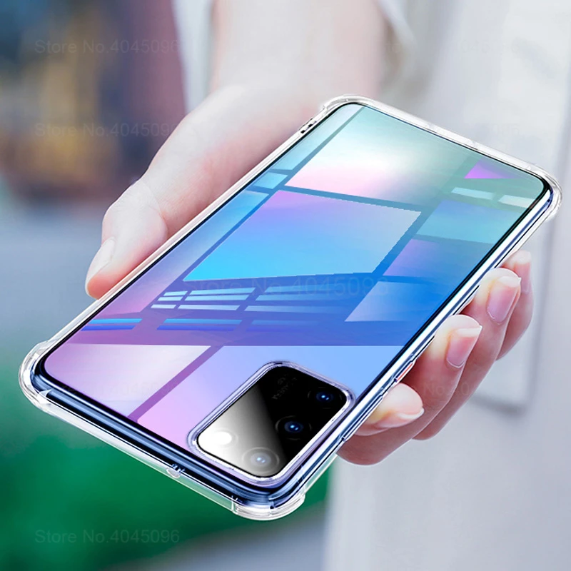Прозрачный чехол для телефона из ТПУ с подушкой безопасности huawei honor v30 pro