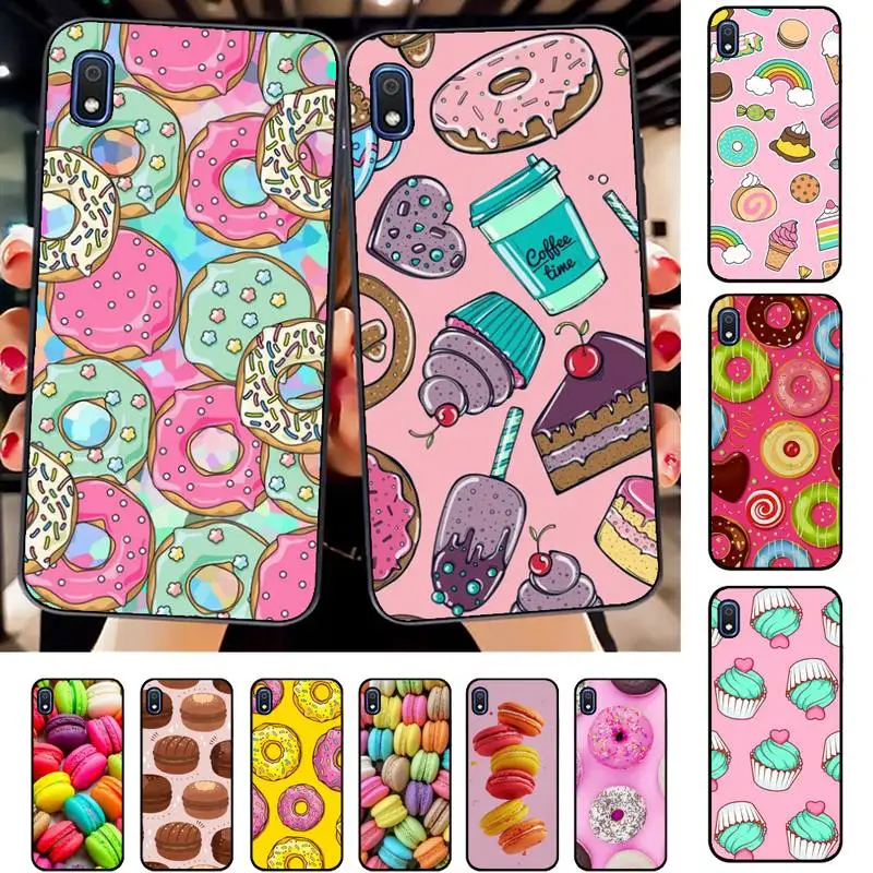 

Yinuoda Dessert ice cream Macaron Food Phone Case for Samsung A51 01 50 71 21S 70 31 40 30 10 20 S E 11 91 A7 A8 2018