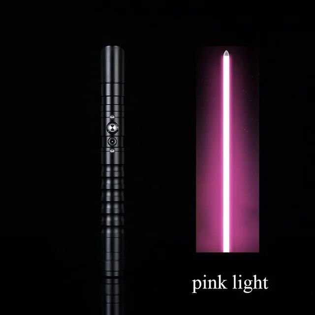 Black HD pink Светильник Jedi Sith, металлический меч, лазерный маскарадный светильник, сабельные игрушки, светящийся подарок для детей, светильник для улицы, креативные войны, игрушки, палка, меч - Цвет: Black HD pink