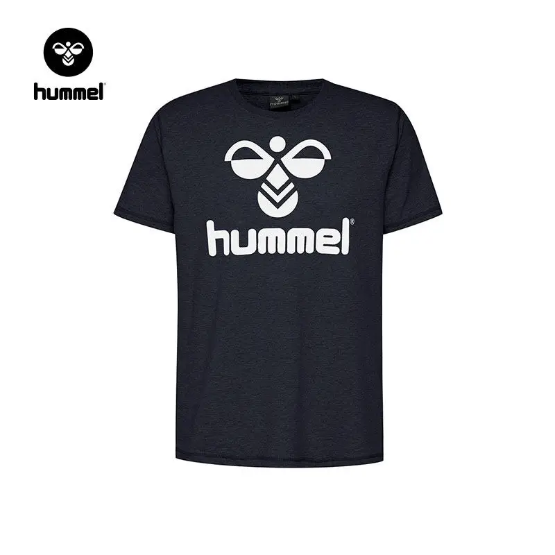 Hummel Мужская футболка 008467 мягкие и удобные дышащие спортивные шорты с простым