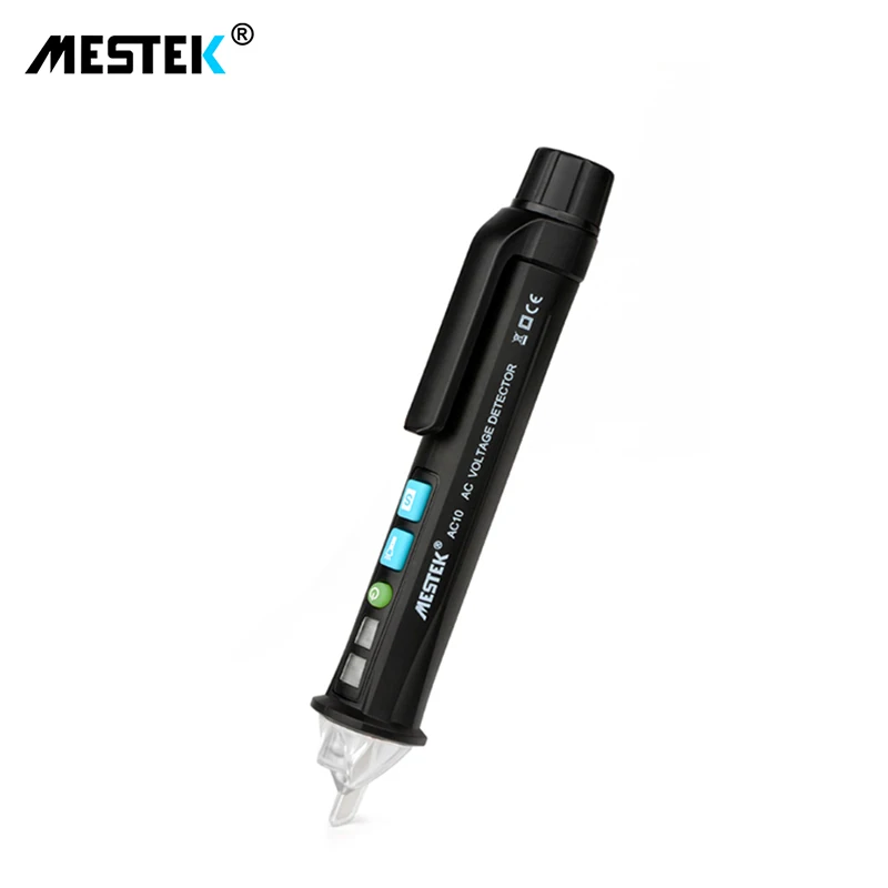 Non-contact AC Voltage Detector Tester Meter 12V-1000v Pen Style Electric Indicator LED Outlet Dectetor Sensor | Инструменты