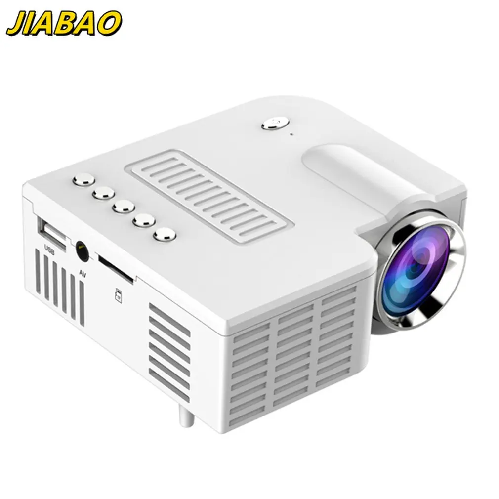 

Mini Portable Video Projector LED WiFi Projector UC28C 1080P Video Home Cinema Movie Game Cinema Office Video Projector white