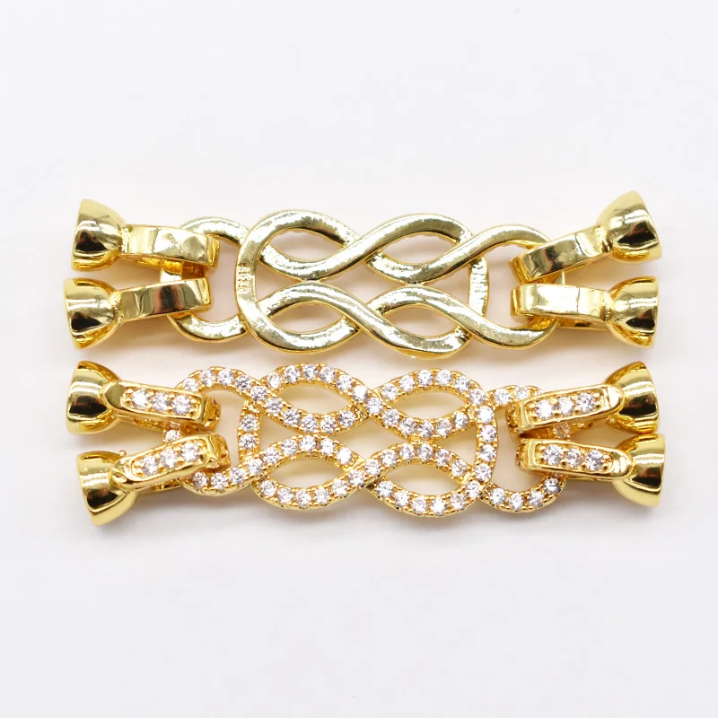 Комплект серег и ожерелья из серебра 925 пробы с натуральным фианитом 24-26 дюймов 8-9