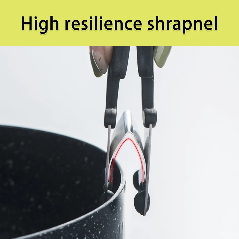 Антиожоговый силиконовый держатель для ложки из нержавеющей стали посуды