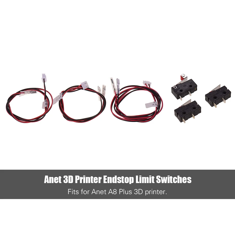 Детали для 3D принтера Anet концевые стоп выключатели штепсельная вилка с кабелем