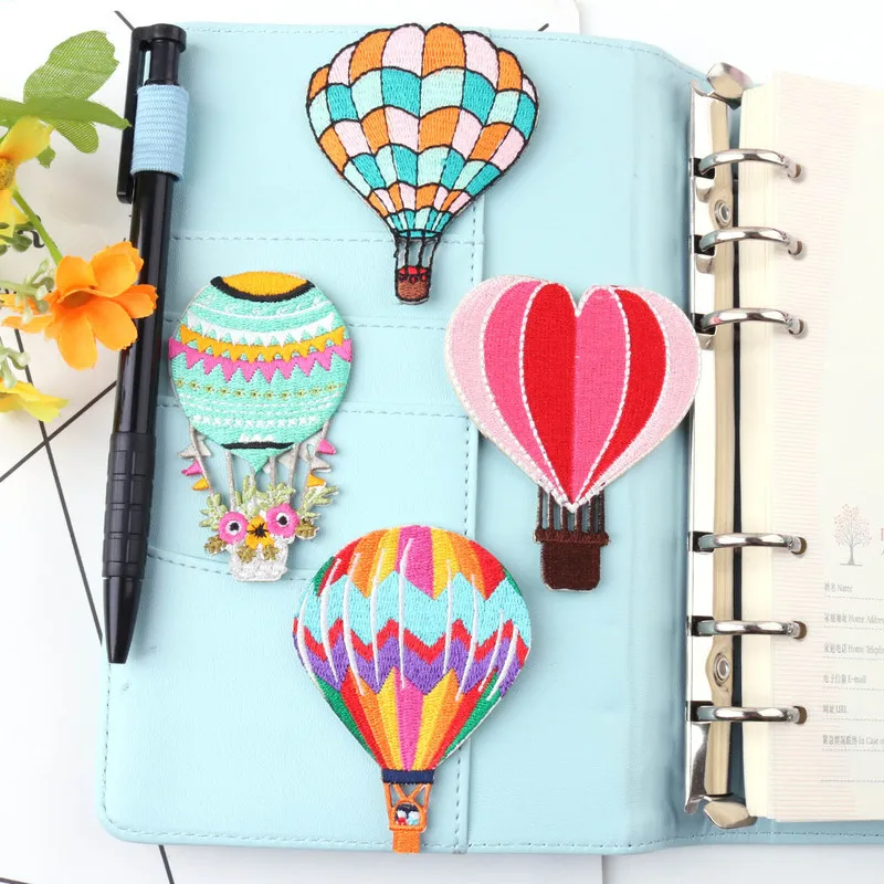 1 шт. мультяшная Горячая воздушная заплатка в виде воздушного шара вышивка утюгом