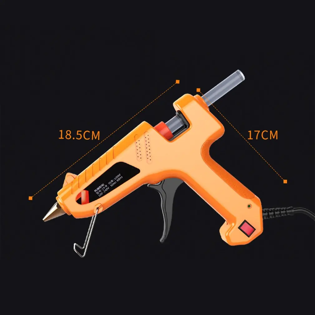 100 Вт термоплавкий клеевой пистолет для DIY ручной работы, инструменты для ремонта игрушек, электрические термоклеевые пистолеты, тепловые пистолеты с клеевыми палочками