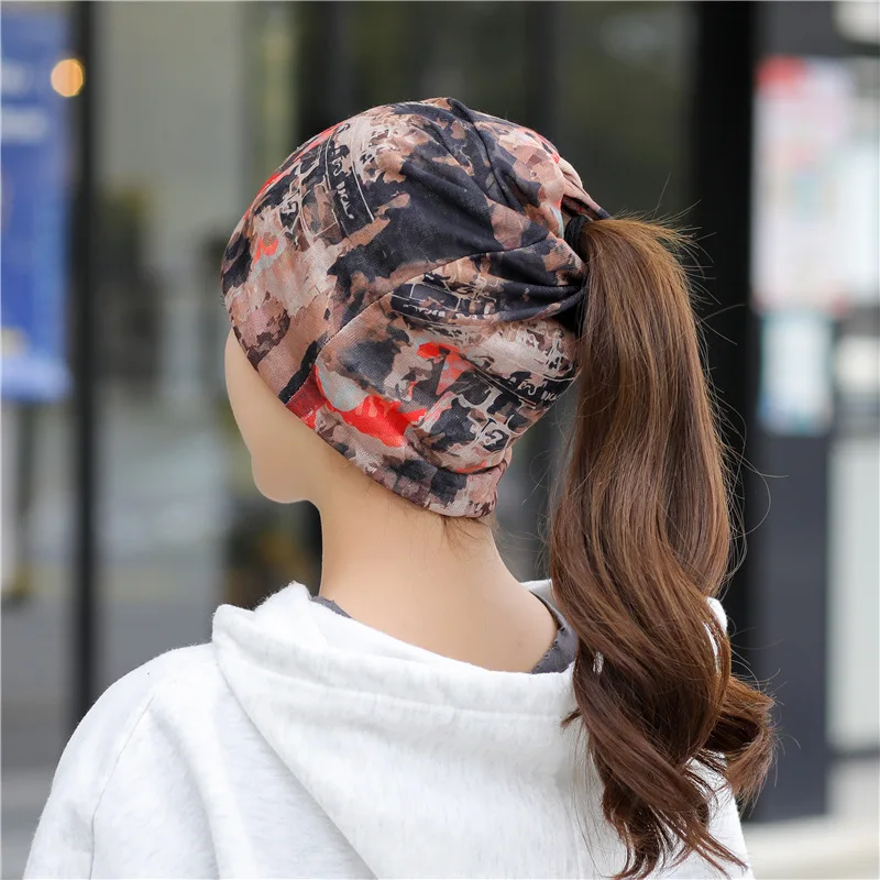 Модные осенне зимние шапки женские повседневные Шапки бини хлопковые Теплые