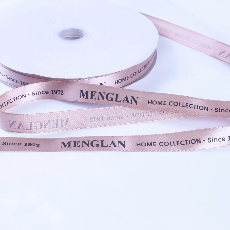 16 мм 50 ярдов корсажная лента с английскими иероглифами розовая для упаковки